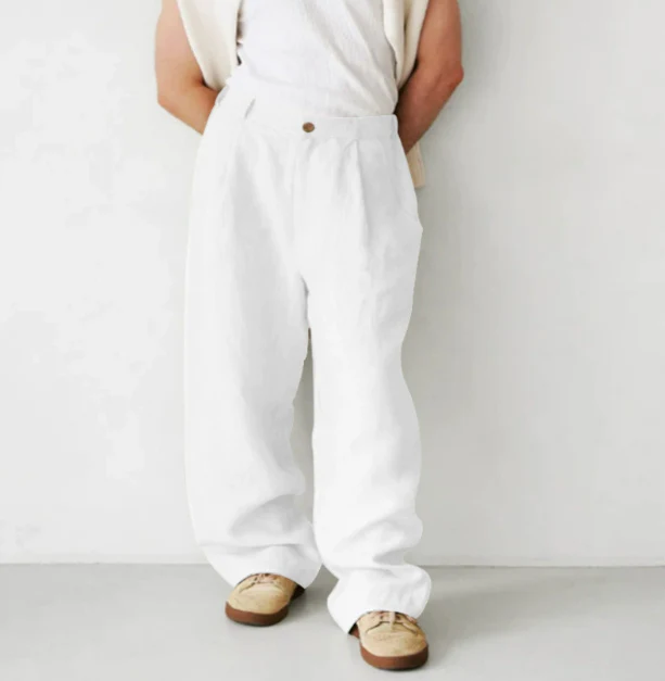 Nelson | Men’s Trousers – Comfortable Cotton – Relaxed Fit – Full Length - Image 3