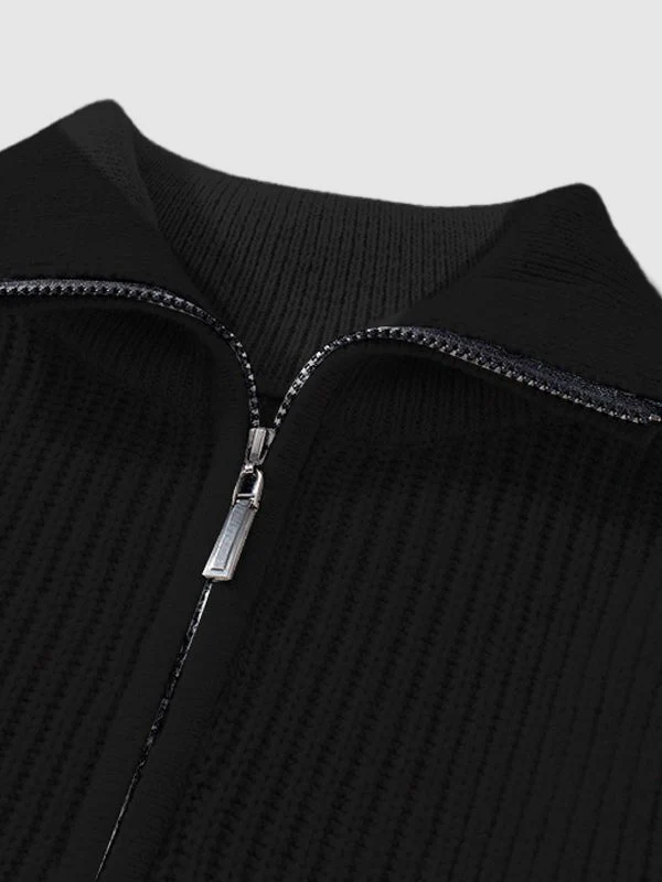 Newton | Men's Quarter Zip Knit Sweater - Image 13