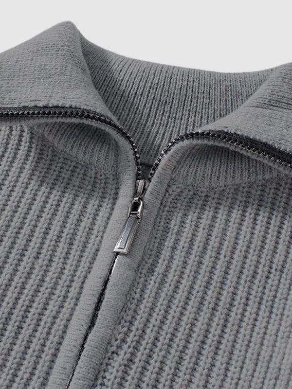 Newton | Men's Quarter Zip Knit Sweater - Image 16