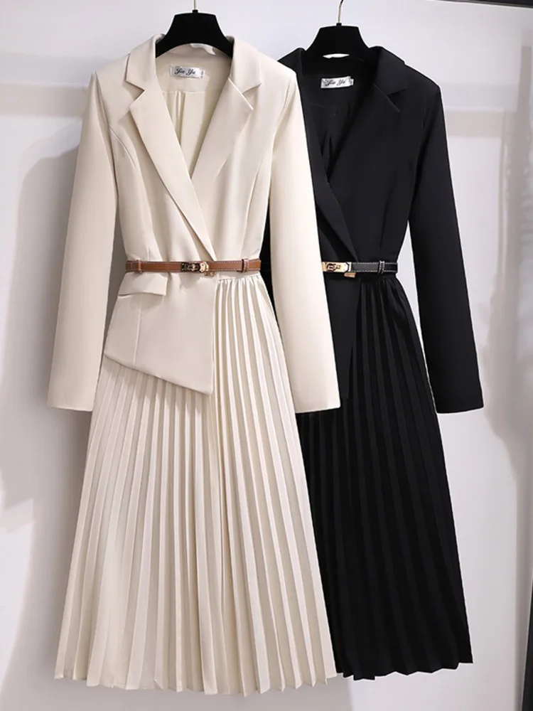 Nicole | Women's Pleated A-Line Midi Dress - Image 5