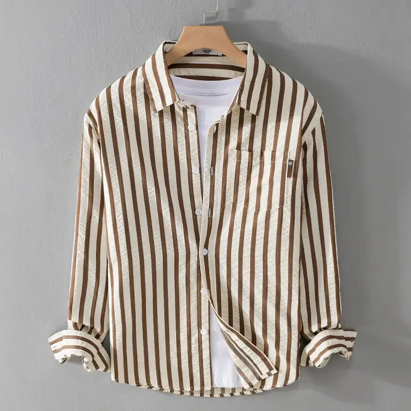 Niels | Striped Button-Down Shirt - Image 5