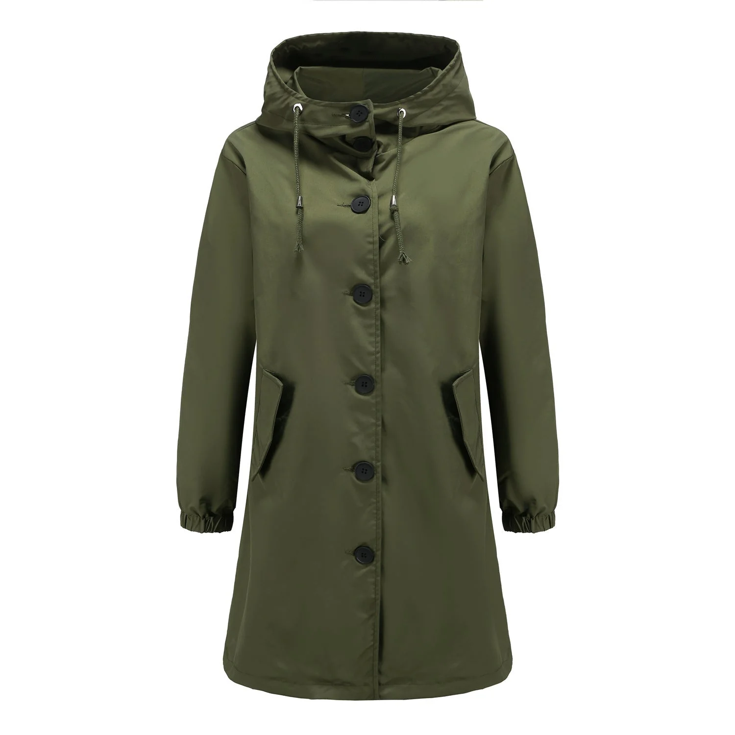 Norma | Women's Hooded Long Coat - Image 5