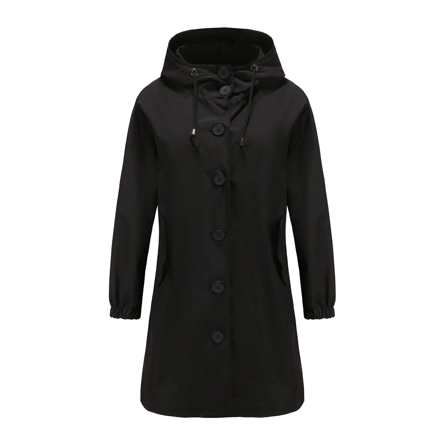 Norma | Women's Hooded Long Coat - Image 6