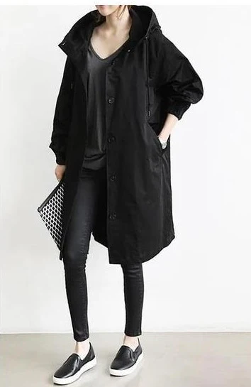 Raegan | Women's Oversized Hooded Trench Coat - Image 9
