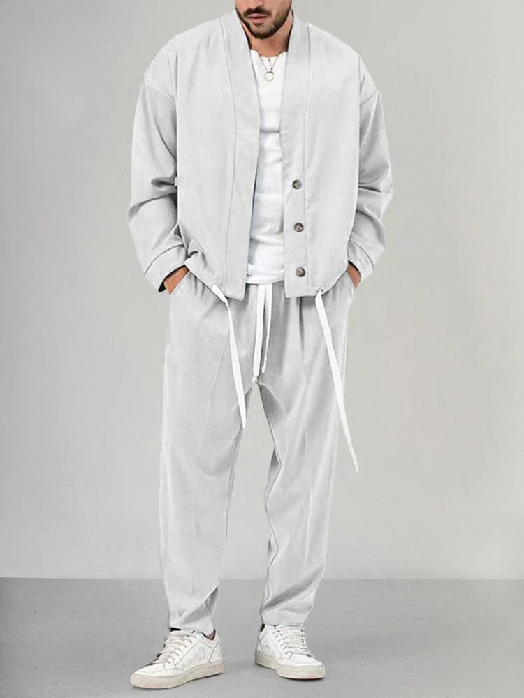 Raphael | Men's Relaxed Fit Two-Piece Pant Set - Image 5