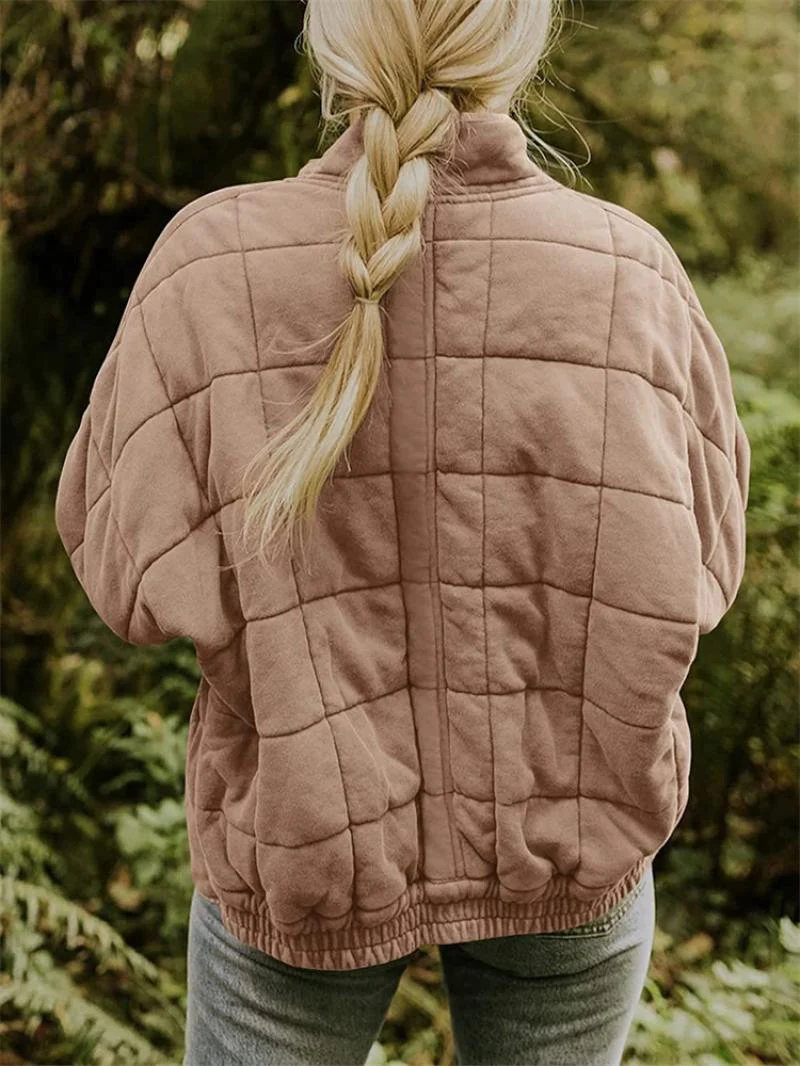 Rasmine | Stylish Quilted Jacket with Zipper - Image 10