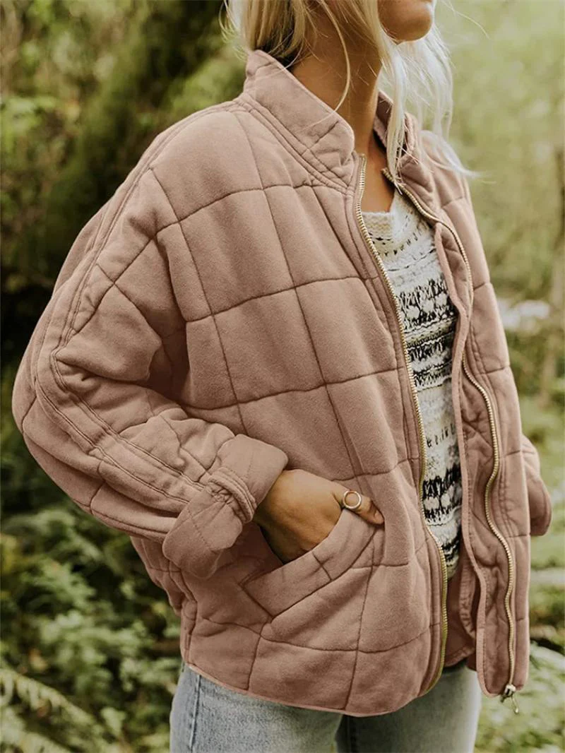 Rasmine | Stylish Quilted Jacket with Zipper - Image 5