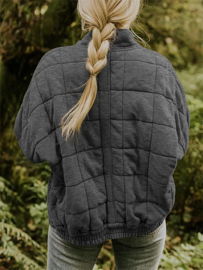 Rasmine | Stylish Quilted Jacket with Zipper - Image 6