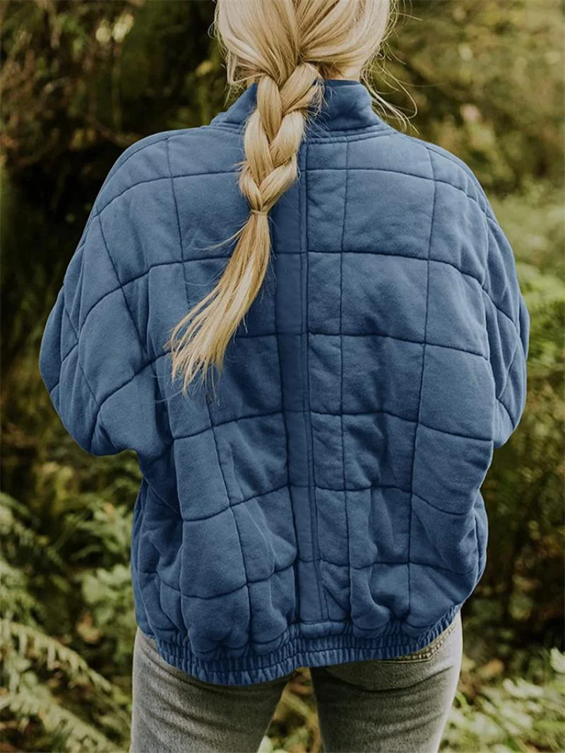 Rasmine | Stylish Quilted Jacket with Zipper - Image 8