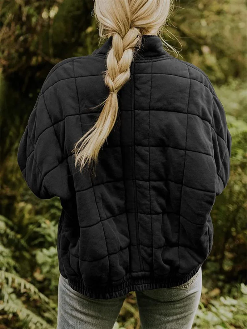 Rasmine | Stylish Quilted Jacket with Zipper - Image 9