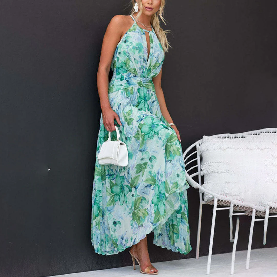 Rosie | Elegant Floral Breeze Maxi Dress for Summer - Image 2