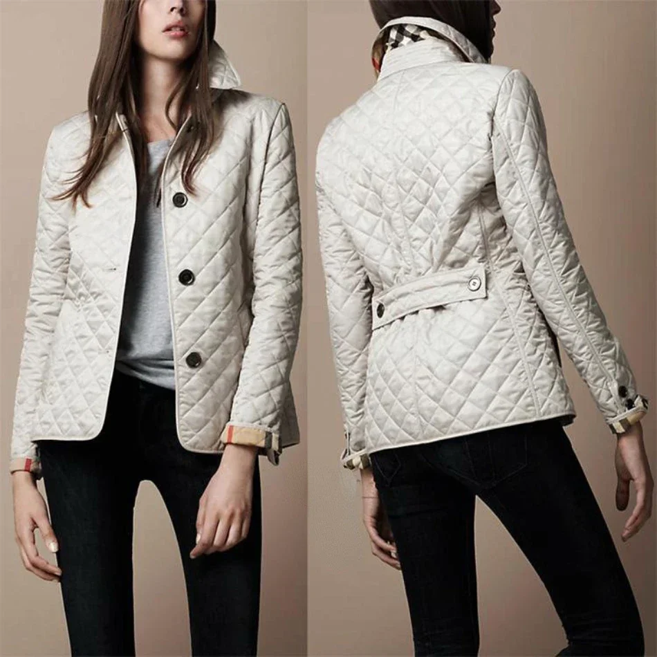 Sanne | Women's Diamond Quilted Casual Jacket - Image 4