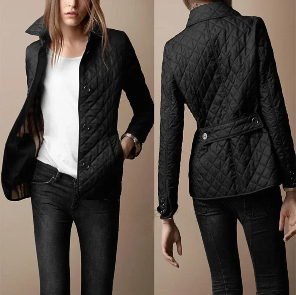 Sanne | Women's Diamond Quilted Casual Jacket - Image 5