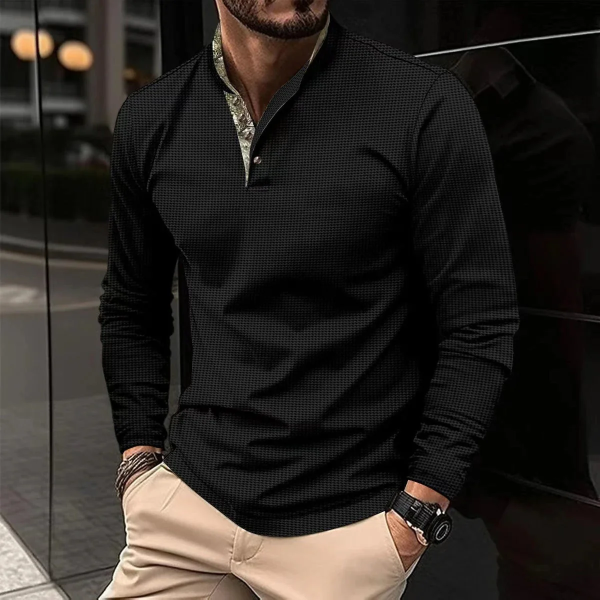 Sebastian | Men's Slim-Fit Long Sleeve Shirt