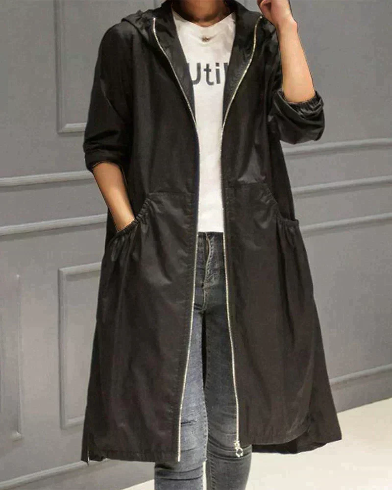 Selena | Women's Hooded Lightweight Jacket - Image 4