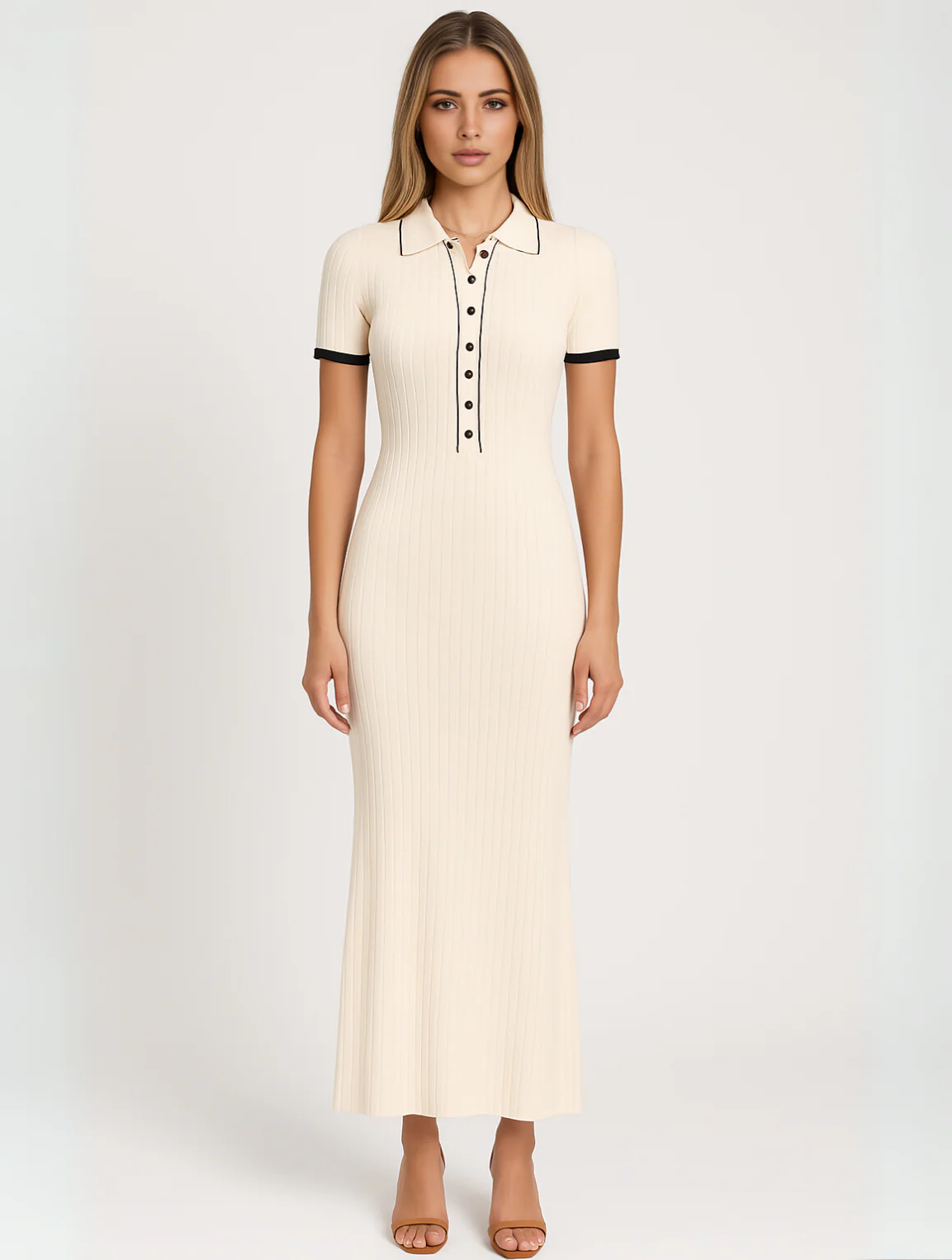 Sheila | Elegant Bodycon Maxi Dress - Image 5