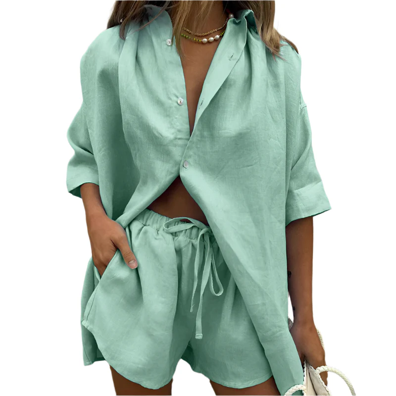 Sorelli | Stylish Two-Piece Cotton Lounge Set - Image 7