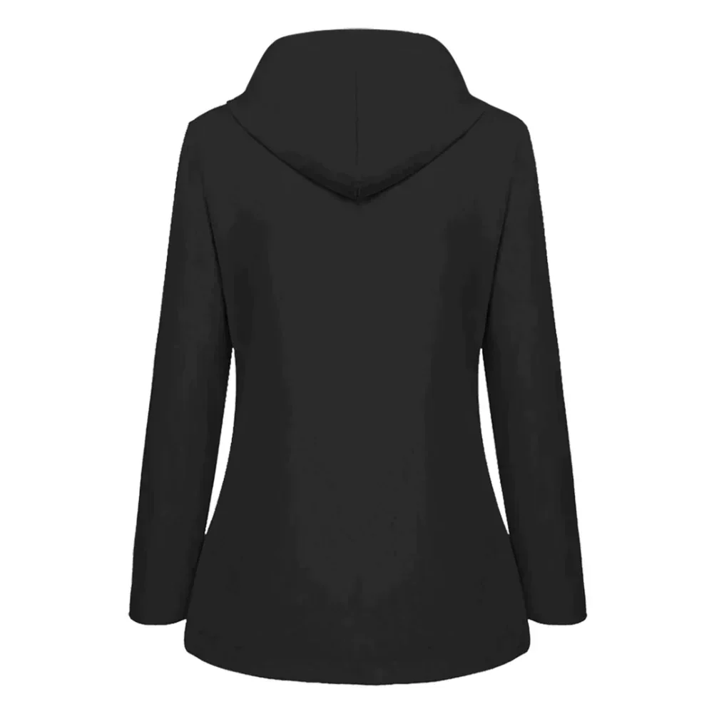 Stacy | Women's A-Line Long Sleeve Pullover Hoodie - Image 2