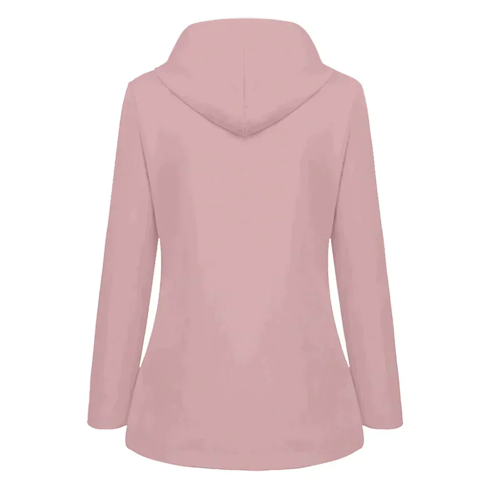 Stacy | Women's A-Line Long Sleeve Pullover Hoodie - Image 4