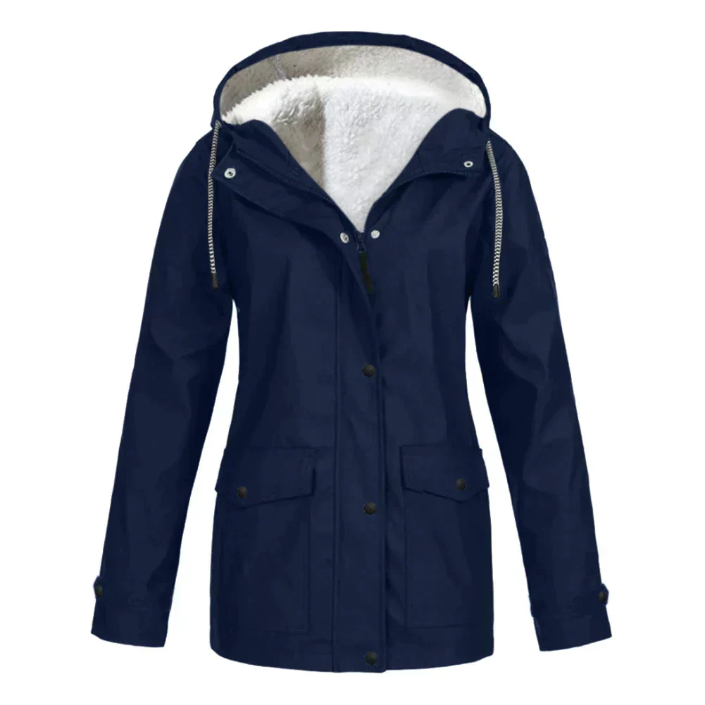 Stacy | Women's A-Line Long Sleeve Pullover Hoodie - Image 5