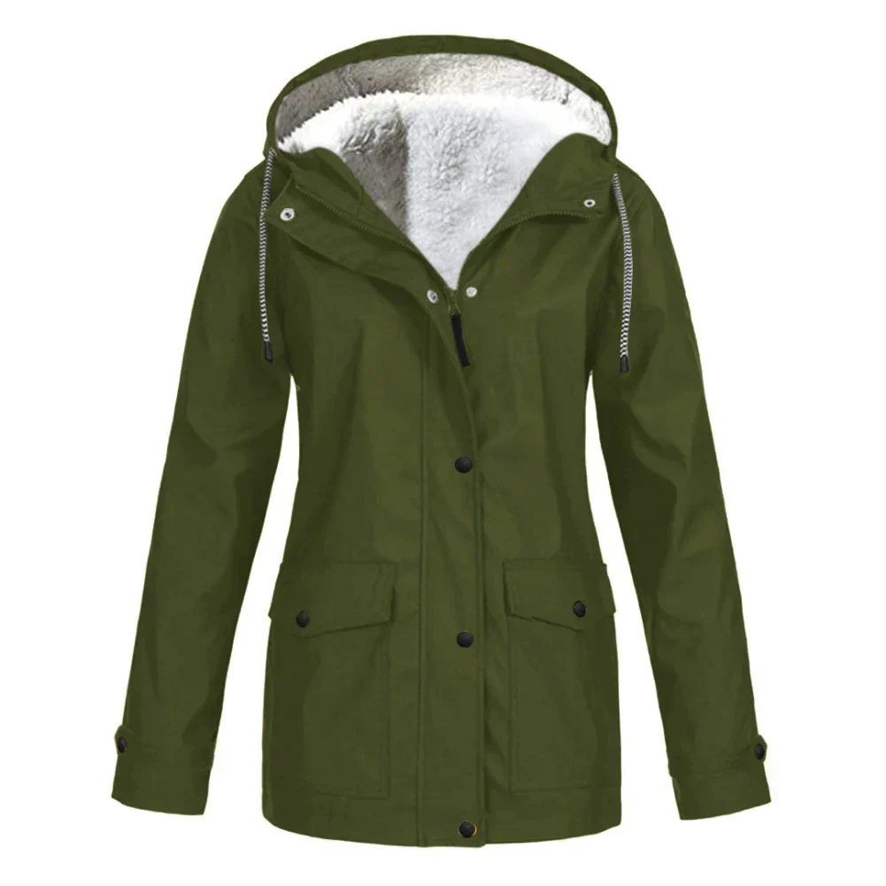 Stacy | Women's A-Line Long Sleeve Pullover Hoodie - Image 9
