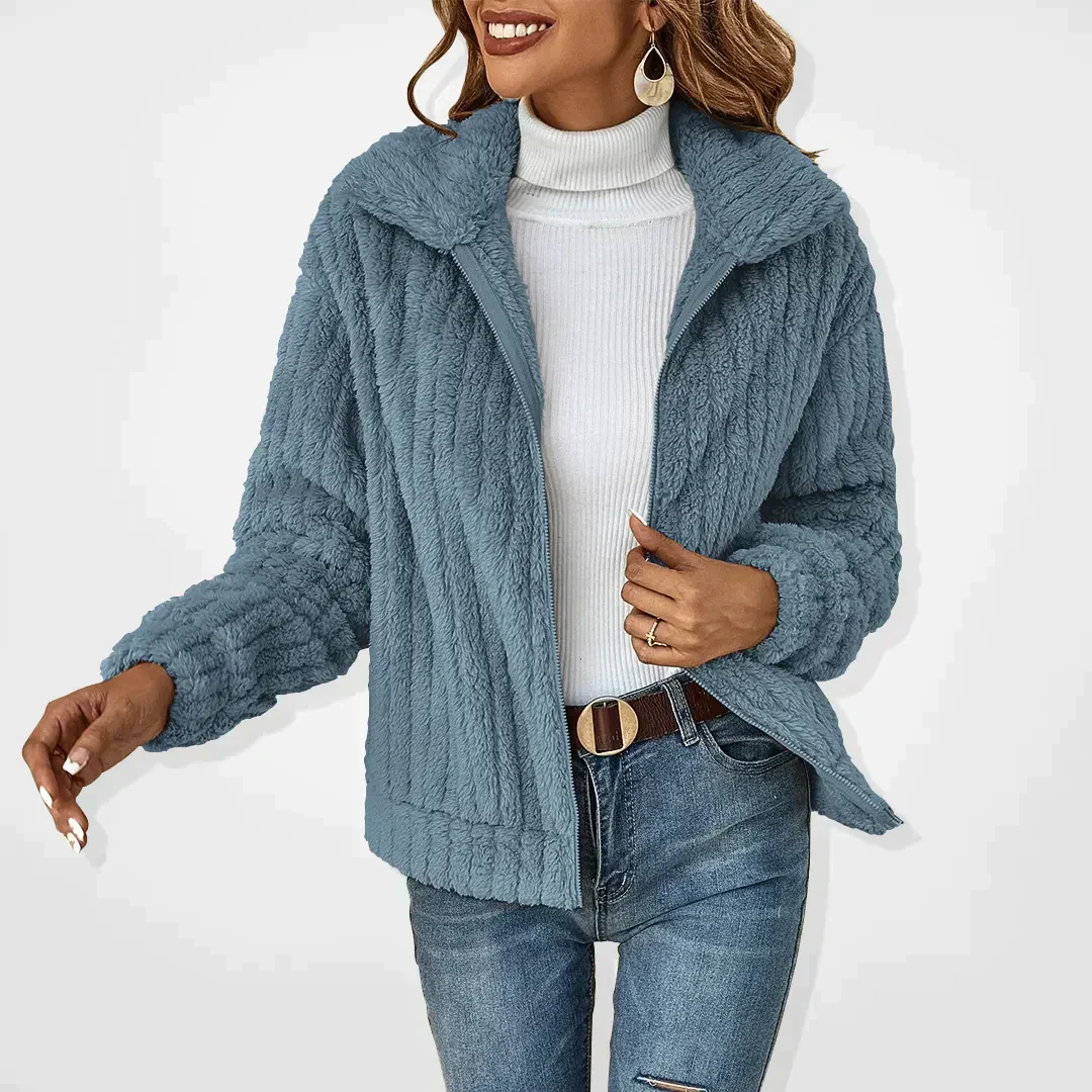 Stephanie | Luxurious Plush Fleece Jacket - Image 3