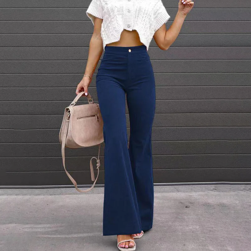 Stine | Stylish High-Waist Flared Pants - Image 5