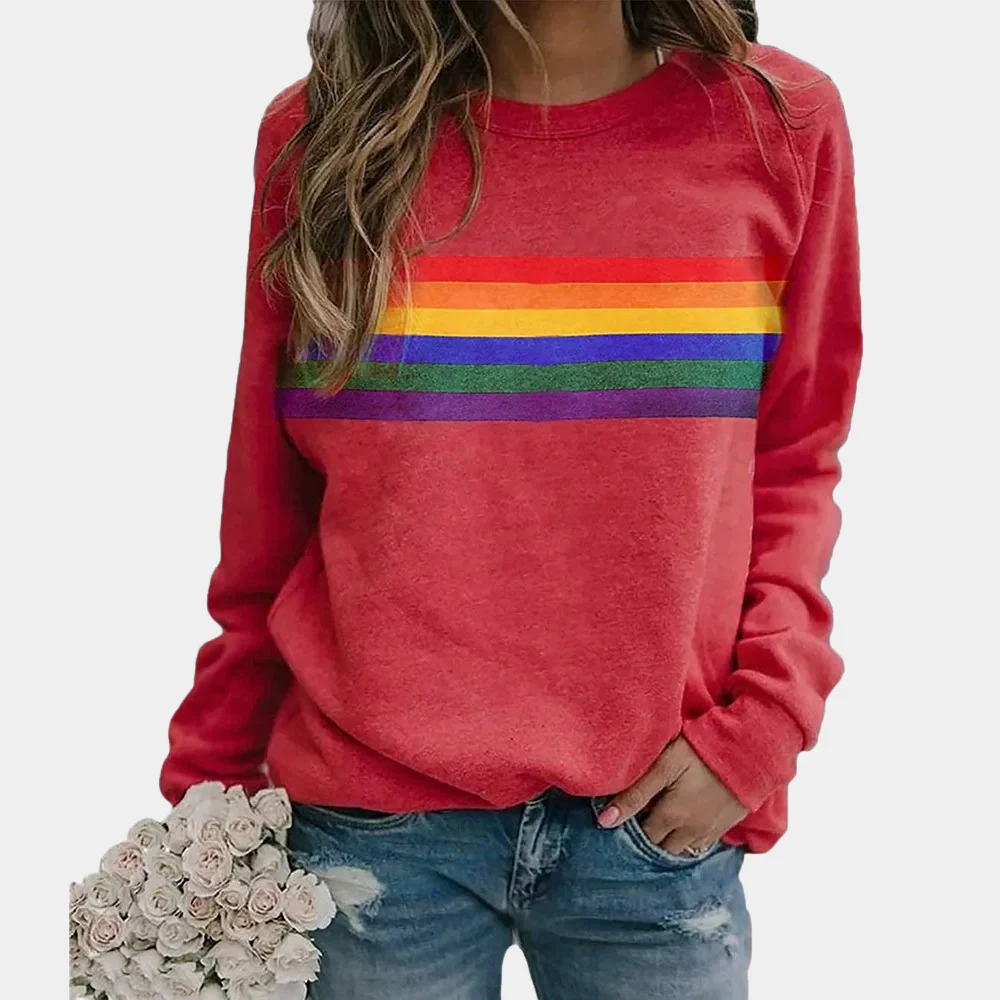 Tabitha | Women's Long Sleeve Crewneck Sweatshirt - Image 3