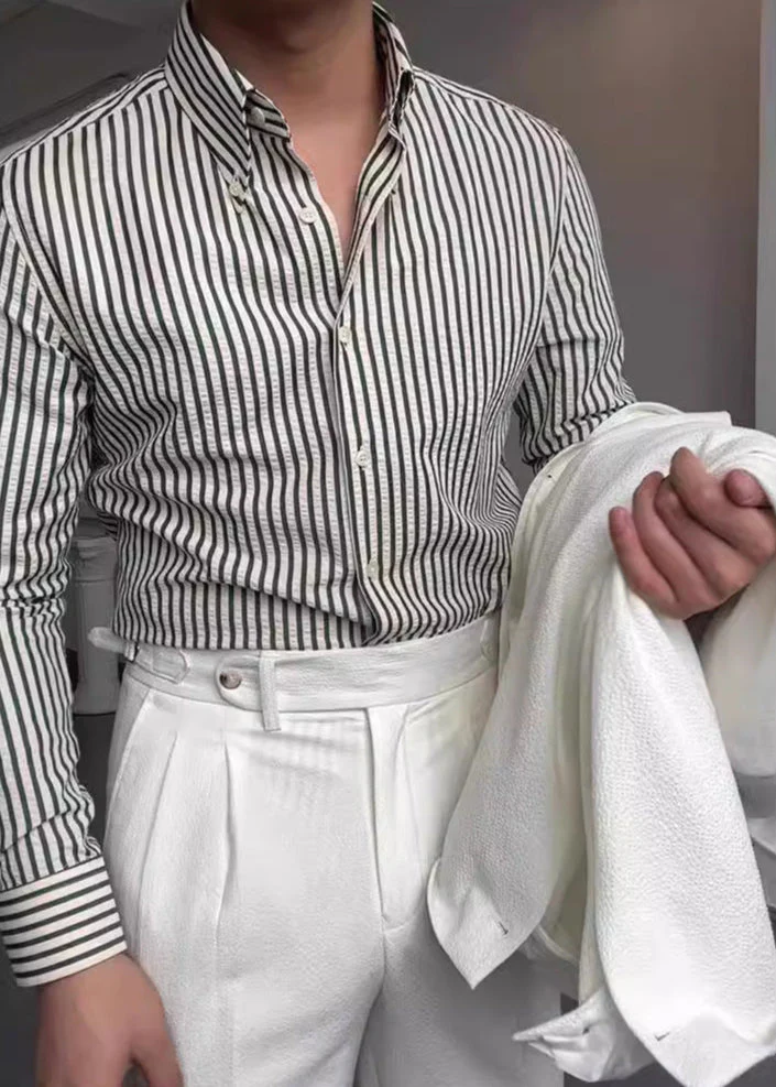 Tom | Stylish Striped Shirt for Men - Image 4