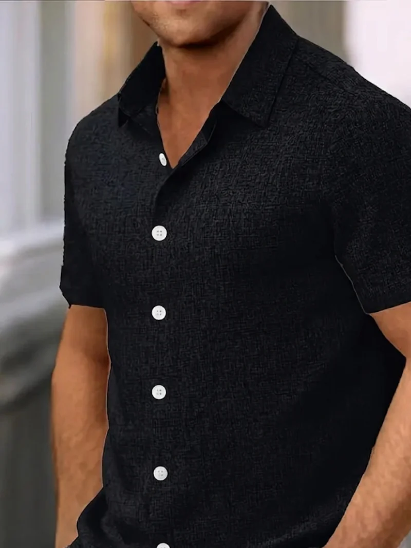 Trey | Classic Short Sleeve Shirt for Men - Image 7