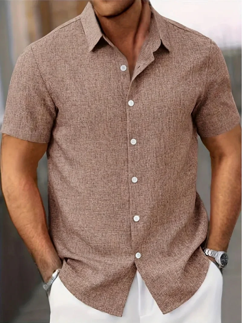 Trey | Classic Short Sleeve Shirt for Men - Image 8