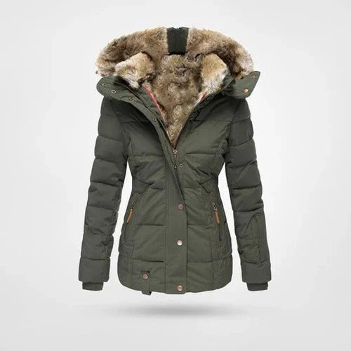 Whitney | Women's Hooded Puffer Jacket - Image 2